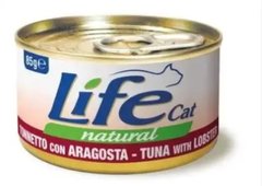 LifeCat консерва для котов тунец с омаром 85 г