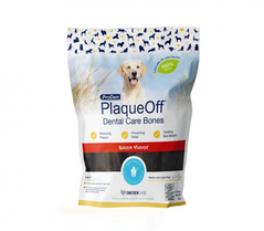 PlaqueOff System Dental Care Bones - Жевательные косточки для собак со вкусом бекона 482 г