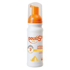 Ceva Douxo S3 Pio Mousse - Дуксо Пио лечебный мусс для очищения и увлажнения кожи собак и кошек 150 мл