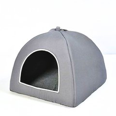 Animall Wendy - Будиночок сірого кольору для собак та кішок, розмір S, 40×40×30 см