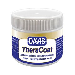 Davis TheraCoat - Дэвис диетическая добавка для шерсти собак и котов 75 г