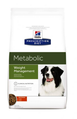 Hill's PD Canine Metabolic - Лікувальний корм з куркою для собак при необхідності зниження ваги та подальшої підтримки ідеальної форми 1,5 кг