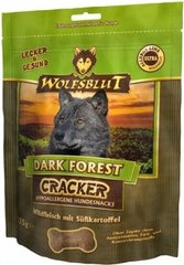 WOLFSBLUT Cracker Dark Forest - Крекеры "Волчья Кровь Темный лес" для собак, 225 гр