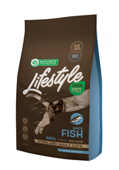 Nature's Protection Lifestyle Grain Free Sterilised Adult Cat White Fish - Сухой беззерновой корм для стерилизованных взрослых кошек с белой рыбой 1,5 кг