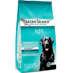 Arden Grange Adult Dog Light - Арден Гранж сухий корм для собак із зайвою вагою з куркою та рисом 2 кг