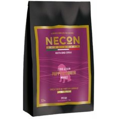 Necon Zero Grain Puppy Pork, Pea, Horse Bean - Сухой монопротеиновый корм для щенков всех пород с шинкой 3 кг