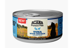 Acana Premium Pate, Tuna with Chicken Recipe - Акана консерва для кошек с тунцом и курицей 85 г
