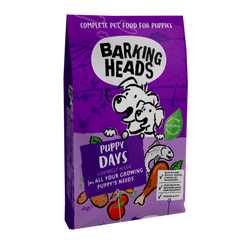 Barking Heads Puppy Days Grain Free - Баркинг Хедс сухой корм для щенков с лососем и курицей 6 кг
