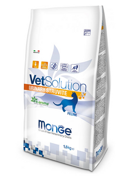 Monge Vetsolution Urinary Struvite feline - Диетический корм для кошек с мочекаменной болезнью 400 г