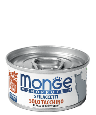 Monge Monoprotein Solo Tacchino - Консервы для кошек с индейкой 80 г