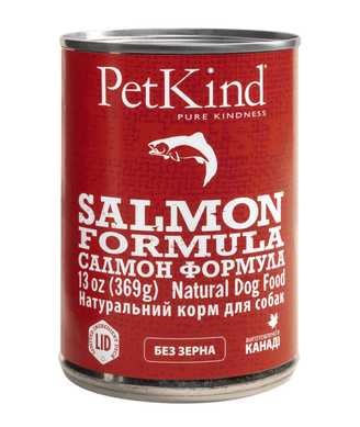 PetKind Salmon Formula - Консерви для собак з диким лососем і оселедцем 369 г