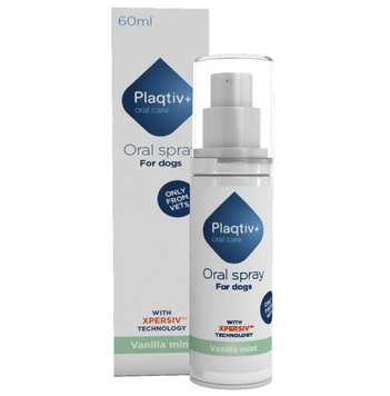 Спрей для ухода за полостью рта собак Plaqtiv+ Oral Care Oral Spray Vanilla Mint, 60 мл