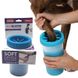 Dexas MudBuster - Лапомойка для быстрого и комфортного мытья грязных лап собак, маленькая голубая