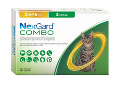 NexGard Combo (Нексгард Комбо) спот-он краплі від бліх, кліщів та гельмінтів для котів 1 піпетка, L (2,5 - 7,5 кг)