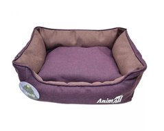 AnimAll Anna M Dark Violet - Лежанка фіолетового кольору для собак та котів, розмір 55×43×17 см