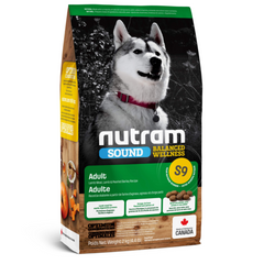 Nutram S9 Sound Balanced Wellness Natural Lamb - Корм для взрослых собак с ягненком и ячменем 20 кг