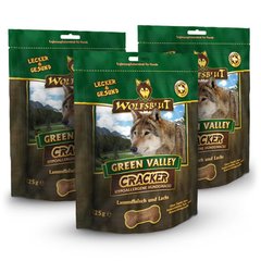 WOLFSBLUT Cracker Green Valley - Крекеры "Волчья Кровь Зеленая долина" для собак, 225 гр