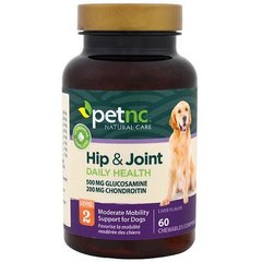 Petnc Natural Care Hip&Joint 2 level Добавка для собак для зв'язок та суглобів 2 рівень (60 таб.)