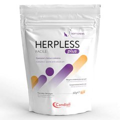 Candioli Herpless Plus Facile - Кандіолі Херплес Плюс Фесіль жувальні таблетки  противірусні для зміцнення імунітету для котів 60 г
