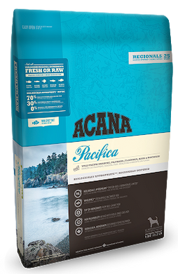 Acana Pacifica Dog - Акана сухой корм для взрослых собак с рыбой 11,4 кг