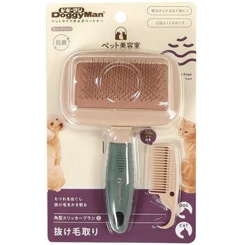 DoggyMan BS Slicker Brush - Сликер пуходерка для собак и кошек S