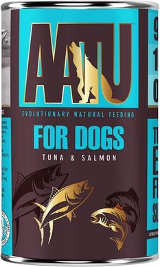 AATU Tuna and Salmon - ААТУ консервы для взрослых собак с лососем и тунцом 400 г
