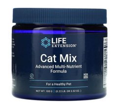 Life Extension Cat Mix (Advanced Multi Nutrient Formula) - Мультивітамінна формула для котів, порошок 100 г