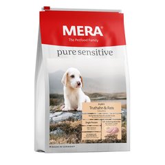 MERA pure sensitive Puppy - Сухой корм для щенков с индейкой и рисом 4 кг