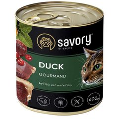Savory Cat Adult Duck - Сейвори консервы для взрослых кошек с уткой 400 г