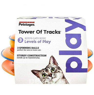 Petstages Tower of Tracks - Трек-пирамида с мячиками для кошек