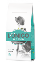 L-ÚNICO Lamb - Лунико сухой комплексный корм для взрослых собак всех пород с бараниной 14 кг