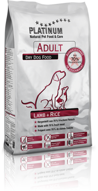 Platinum Adult Lamb and Rice - Платинум напіввологий комплексний корм для дорослих собак всіх порід з ягням та рисом 1,5 кг