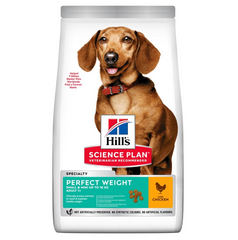Hill’s Science Plan Adult Perfect Weight Small & Mini Breed - Сухий корм для дорослих собак малих та мініатюрних порід для підтримання ваги з куркою 1,5 кг