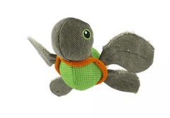 AnimAll GrizZzly - Плюшевая игрушка Черепаха с шариком, серо-зеленая, 20х26х9 см