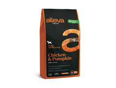 Alleva Natural Puppy Chicken & Pumpkin Medium - Сухий корм для цуценят середніх порід з куркою та гарбузом 2 кг