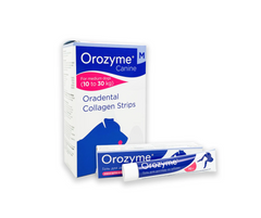 Orozyme - Гель для зубів і ясен для тварин + Жувальні смужки для гігієни ротової порожнини собак, M