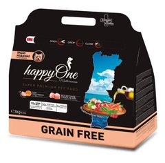 happyOne Mediterraneum Small Breeds Fresh Meat - Сухой корм для собак малых пород со свежим мясом 3 кг