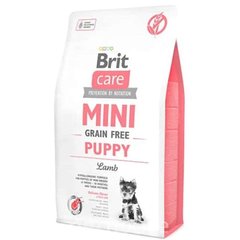 Brit Care Mini Grain Free Puppy Lamb - Беззерновой гипоаллергенный сухой корм для щенков мелких и миниатюрных пород с ягненком 2 кг