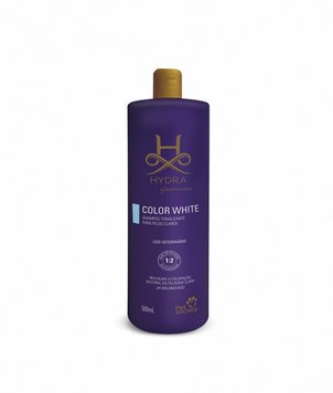 Шампунь для собак та котів Hydra COLOR WHITE SHAMPOO для посилення природного кольору світлої шерсті, 500 мл