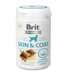 Brit Vitamins Skin and Coat Вітаміни для шкіри та шерсті собак 150 г