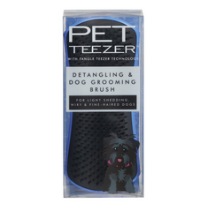 Pet Teezer Detangling Dog Grooming Brush - Щетка черно-синяя для распутывания шерсти собак