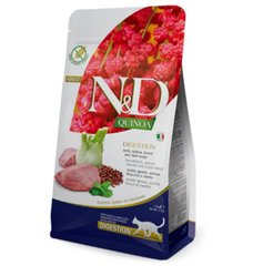 Farmina N&D Quinoa Digestion - Сухий корм для дорослих кішок при порушеннях травлення з ягням та кіноа 1,5 кг