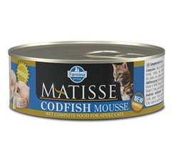 Farmina Matisse Cat Mousse Codfish - Консерви для дорослих котів з тріскою 85 г
