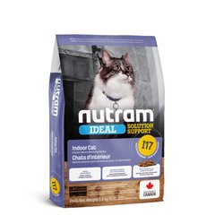Nutram I17 Solution Support Indoor Cat - Корм ​​для котів, що мешкають у приміщенні 1,13 кг