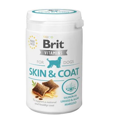 Brit Vitamins Skin and Coat Витамины для кожи и шерсти собак 150 г