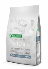 Nature's Protection Superior Care White Dogs Grain Free Adult Large Breeds White Fish - Сухий корм для дорослих собак великих порід з білою шерстю, з білою рибою 1,5 кг