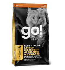 GO! Sensitivities Limited Ingredient Duck Cat Formula - Гоу! Беззерновий корм для кошенят і кішок з качкою 1,4 кг