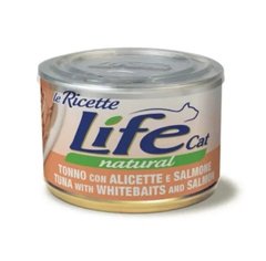 LifeCat консерва для котів з тунцем, анчоусами та лососем 150 г