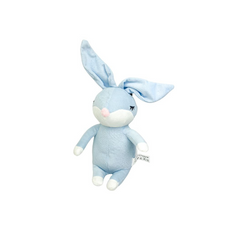 Animall Grizzly - М'яка іграшка Зайчик, пастельно-блакитний, 22х16х10 см