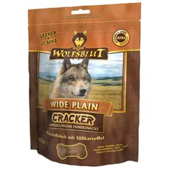 WOLFSBLUT Cracker Wide Plain - Крекеры "Волчья Кровь Широкая равнина" для собак, 225 гр